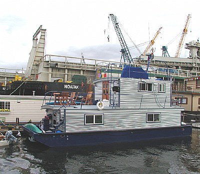 Corrigated Houseboat