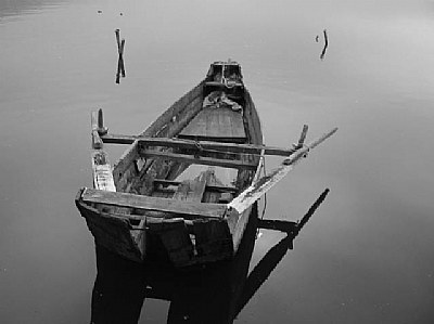 boat in Kastoria