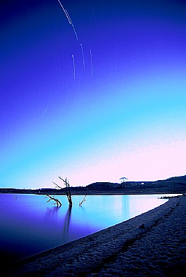 Star Trails on Jindy Lake