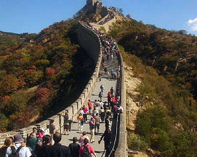 Tourists & Great Wall