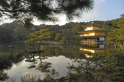 Golden Temple At Kyoto Japan