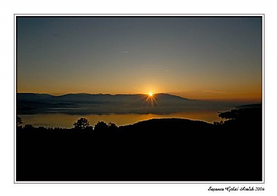 Sapanca Lake and Sunset