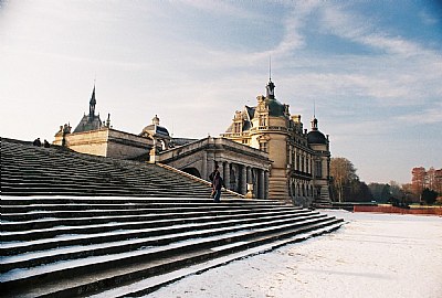 Chantilly dans la neige