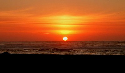 Sunset At Clam Beach