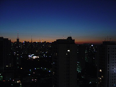 City sunset