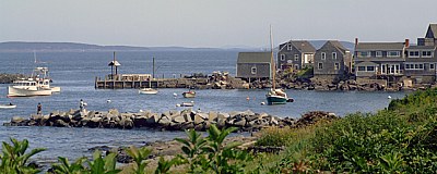 Monhegan Village & Harbor