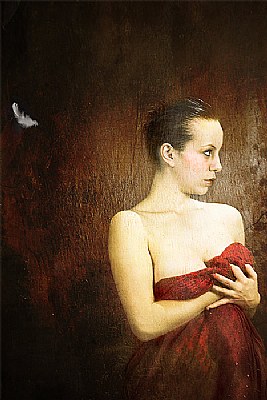 Woman & feather