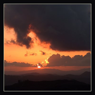 Looking West, near Palomar Mt.