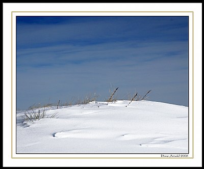 Snow dune
