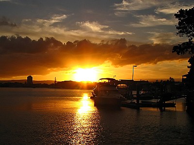 Sunset at the Marina