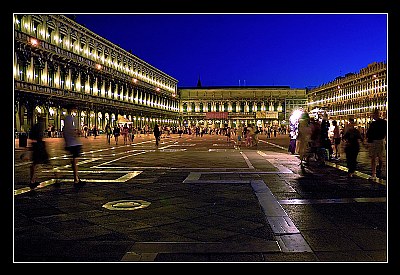 The evening to Venice