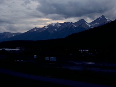 rockies by night