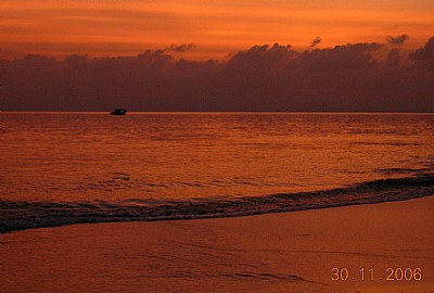 Sunset in the Andamans