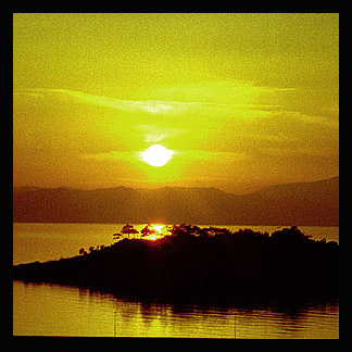 Sunset Over Pidgeon Island