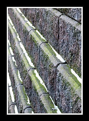 Stone Wall & Snow