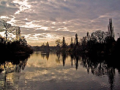 Lake in winter