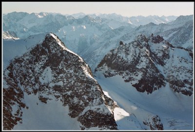 Peaks in snow and ice