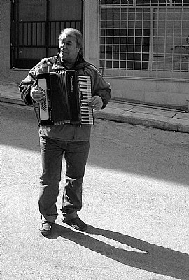 accordion player..