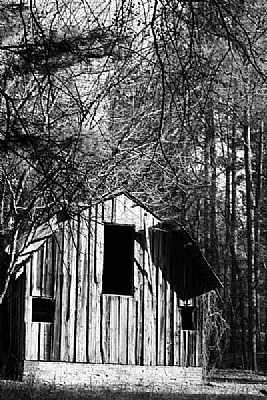 Barn in B&W