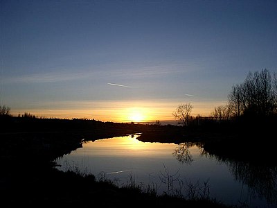 Sunset over the Canal