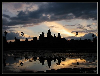 Sunrise above Angkor Wat
