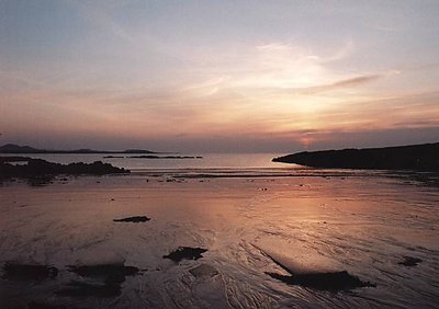 reflections in the sand