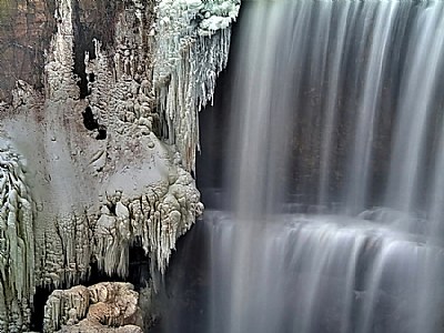 Spencer Falls - icicles