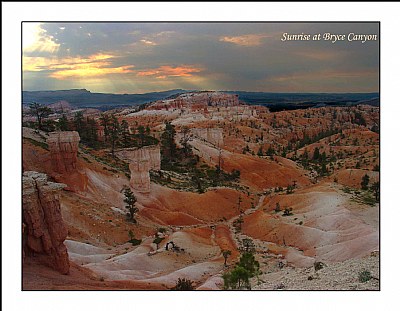 Sunrise at Bryce Canyon