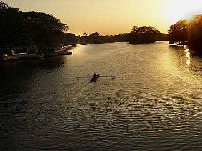 evening boating
