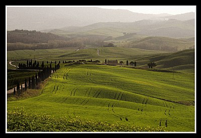 Luce in val d'Orcia
