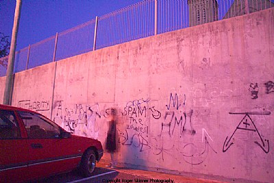 Blurred Girl At The Catholic Wall II