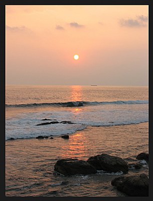 Sunset over Galle