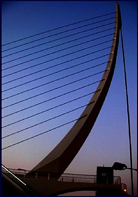 the bridge at dusk...