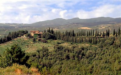 The hills close to Florence