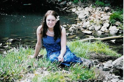 Alicia by the water