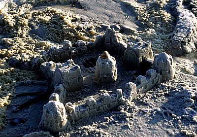 sand castle ruins