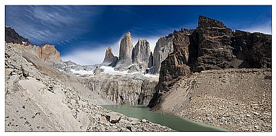 Panoramic of Torres del Paine