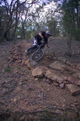 Grant... berming it up Berm 1