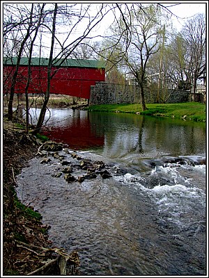 Covered Bridge at Oley - 3