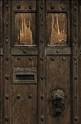 Old Oxford door