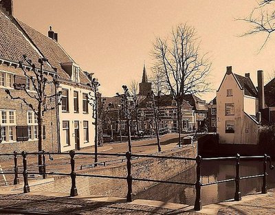 Old part of the city Amersfoort