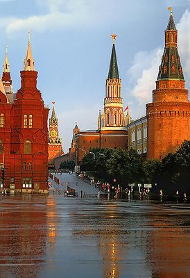 Towards to Moscow's Red Square
