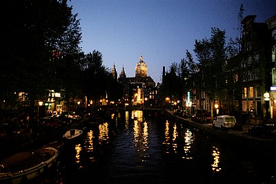 Sui canali di Amsterdam