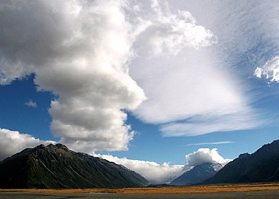 Clouds over MT.COOK N.P