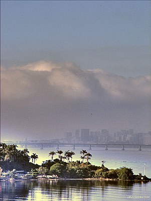 Rio in fog