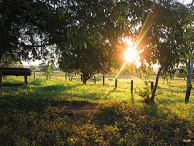 Entardecer no Sítio