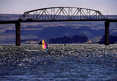 Windsurfer & Bridge