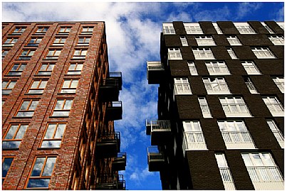 Modern buildings