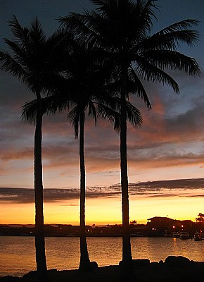 Sunset Over the Canal