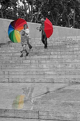 Colour rain day